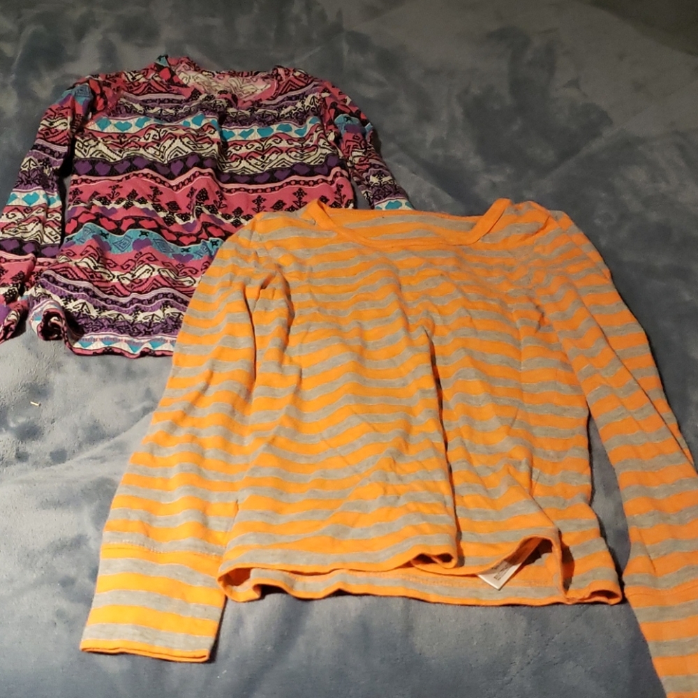 2 girl's shirts